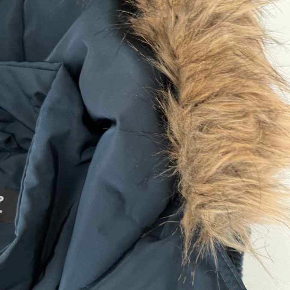 Coffeeshop Navy Blue Zip Front‎ Puffer Vest - Picture 8 of 9